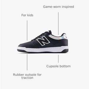 NWOT New Balance Kids 480 V1 Lace-up Sneaker